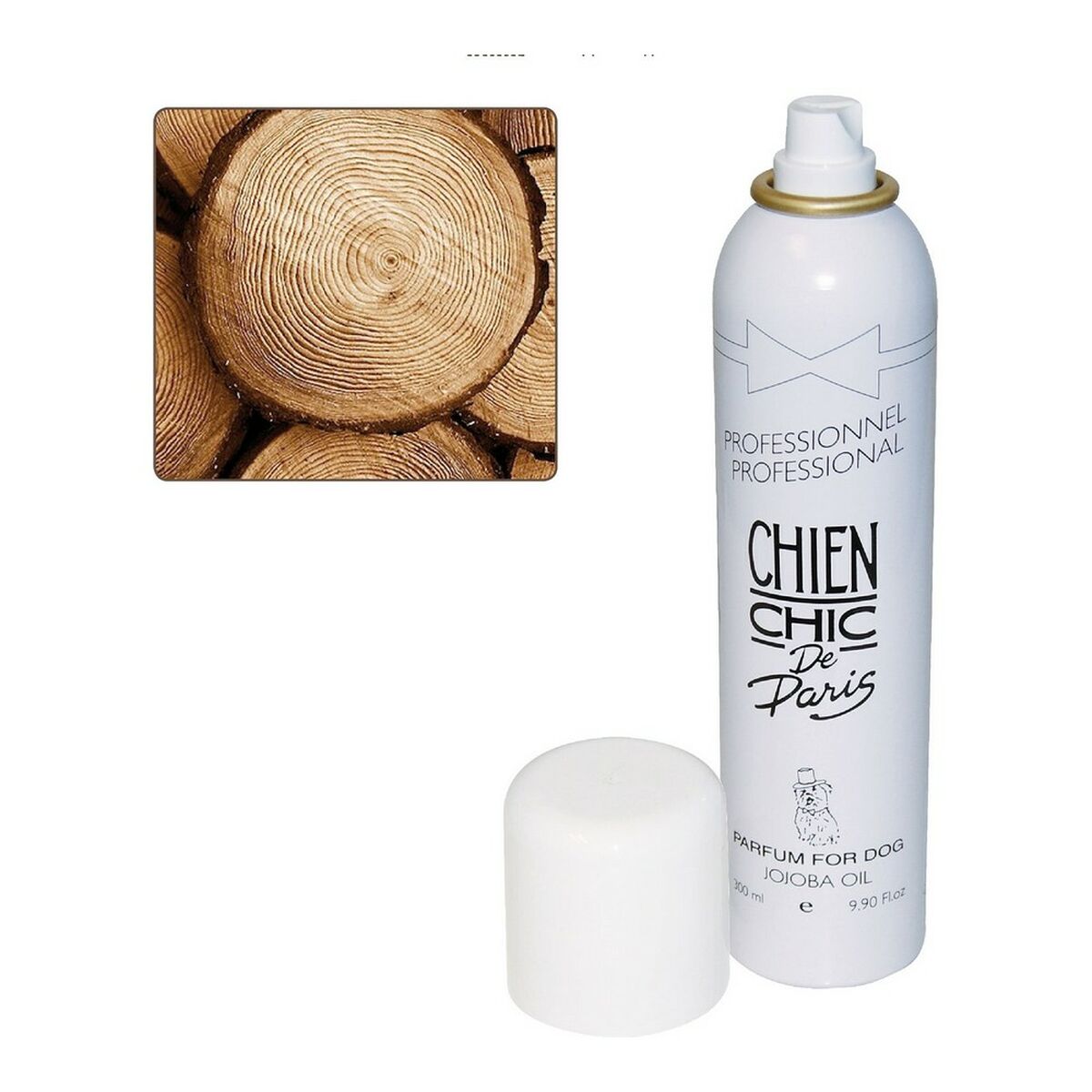 Parfum pentru Animale de Companie Chien Chic Câine Spray Efect Lemn (300 ml)
