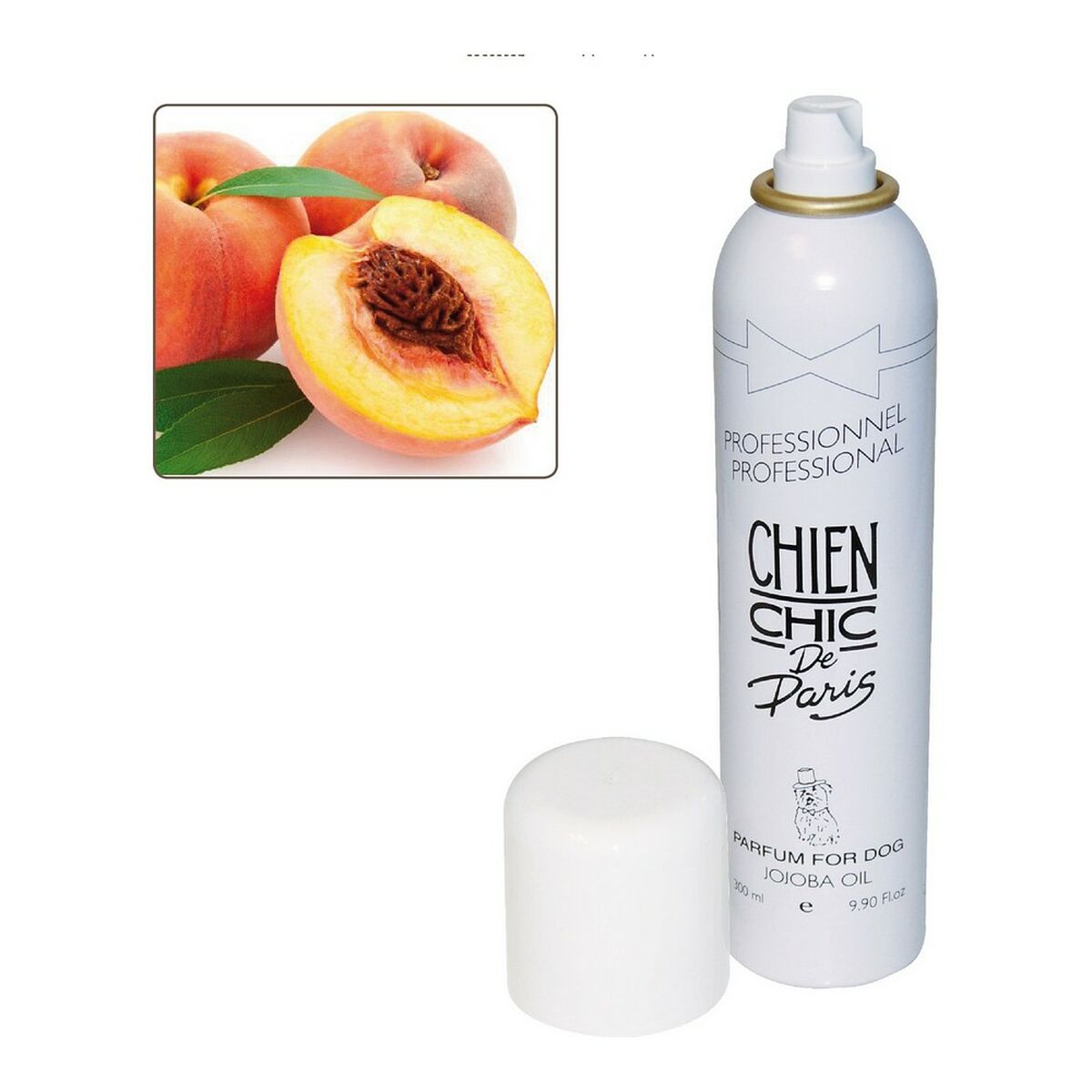 Parfum pentru Animale de Companie Chien Chic Câine Piersică Spray (300 ml)