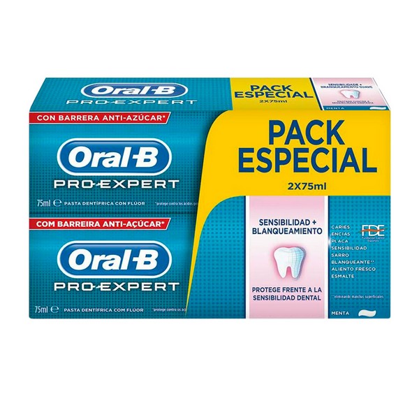 Pastă de Dinți pentru Sensibilitate și Albire Pro-expert Oral-B (2 uds)