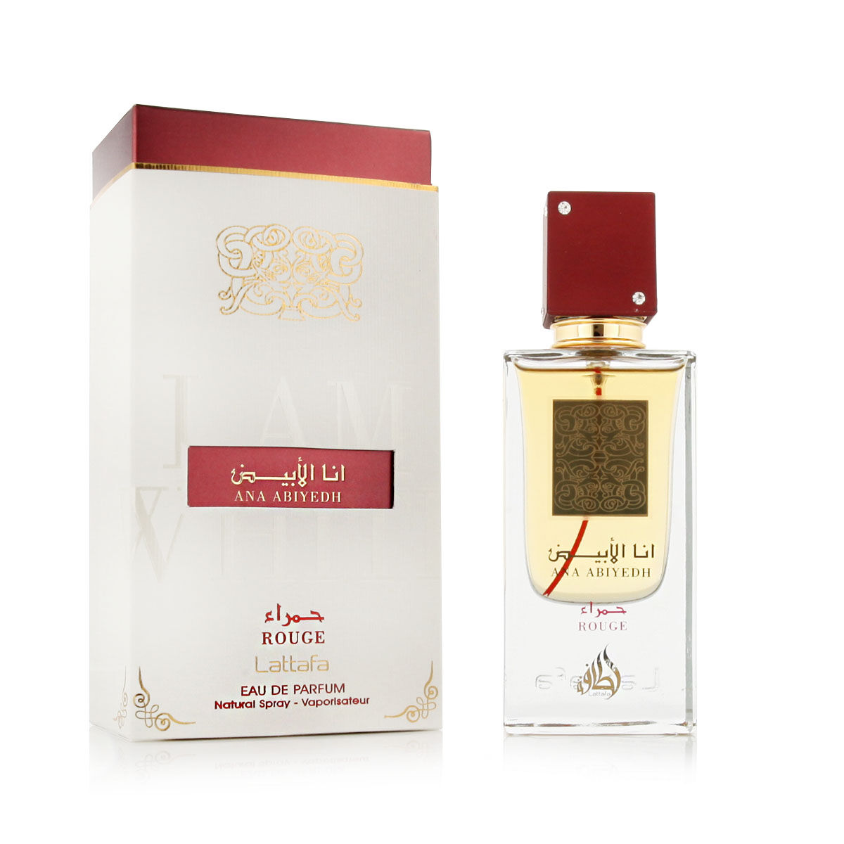 Parfum Unisex Lattafa EDP Ana Abiyedh Rouge (60 ml)