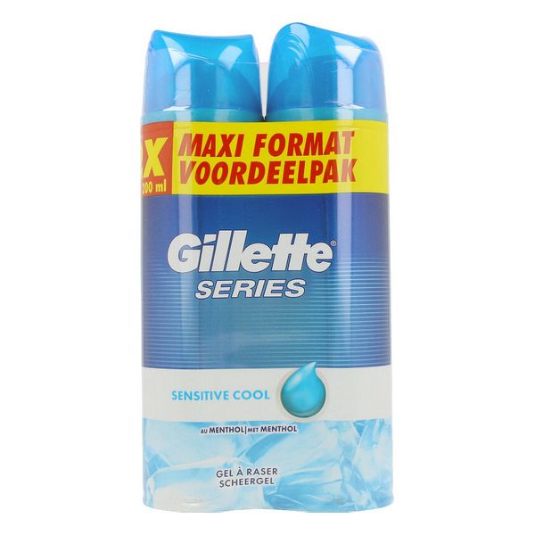 Gel Gillette Sensitive Cool (2 x 200 ml)