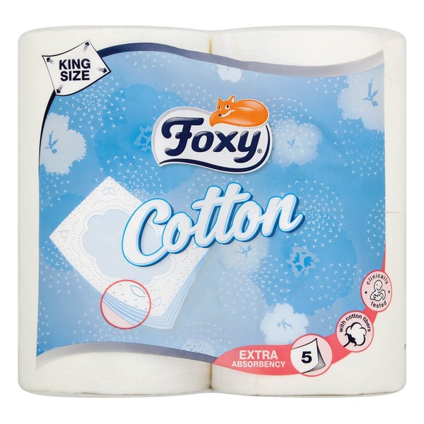 Hârtie Igienică Cotton Foxy (4 uds)