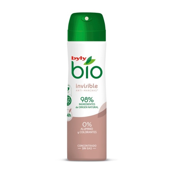 Deodorant Spray BIO NATURAL 0% INVISIBLE Byly (75 ml)